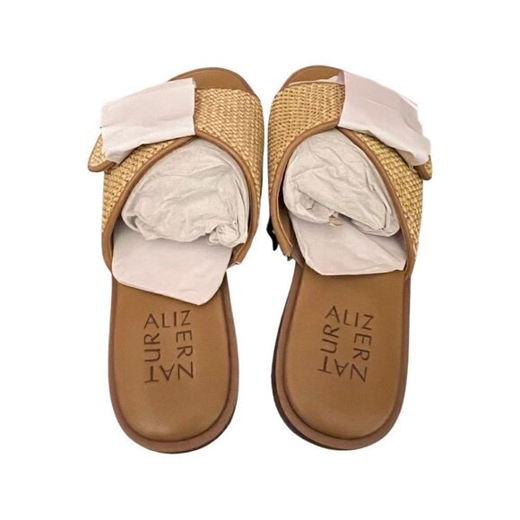 Naturalizer Forrest 2 Slides- Natural Raffia- Size 5.5 M- NIB - Picture 3 of 8